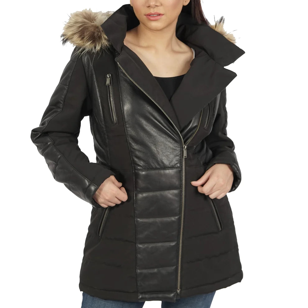 Boston Harbour Bella Leather Softshell Coat: A Symphony of Elegance and Protection
