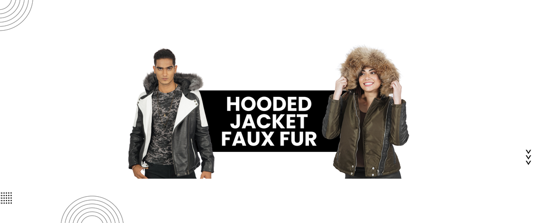 Fur jackets with hoods