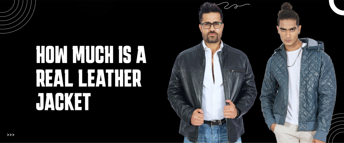 How much is a real leather jacket