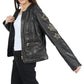 Trish Star Black Leather Jacket