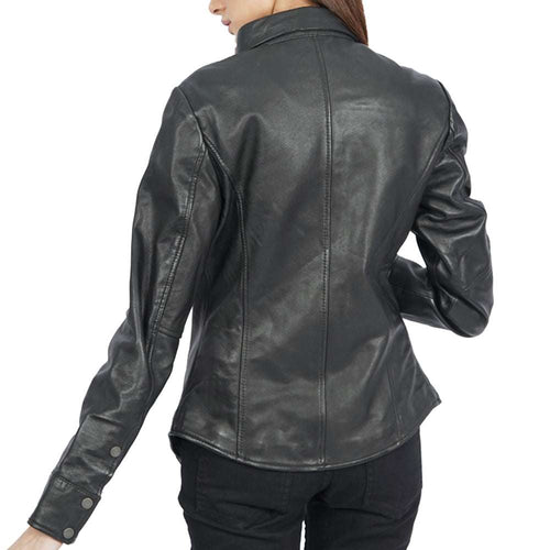 Pair Up a Leather Jacket with a Dress Shirt for Respectable  Boston Harbour