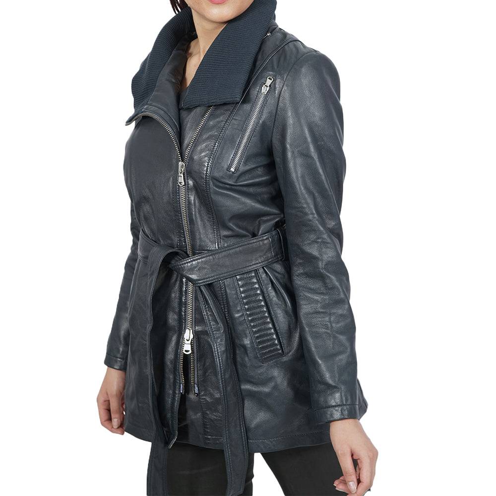 Blue harbour clearance leather jacket