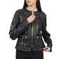 Trish Star Black Leather Jacket