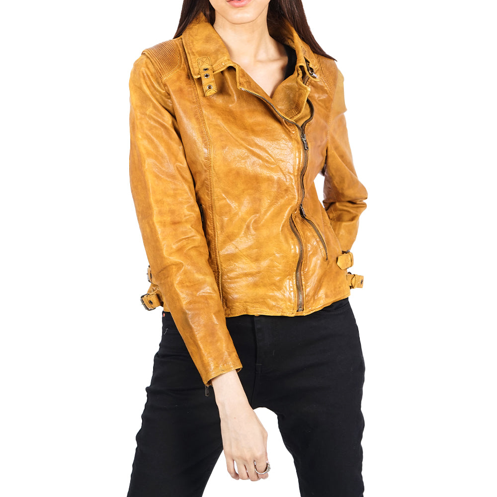 Elisa Vintage Leather Jacket