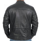 John Biker Black Leather Jacket